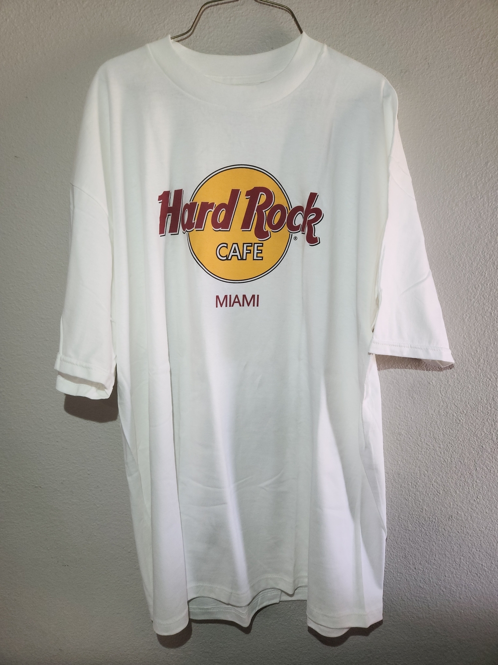 Vintage Hard Rock Cafe Shirt Size XL White Short Sleeve Miami Brand New